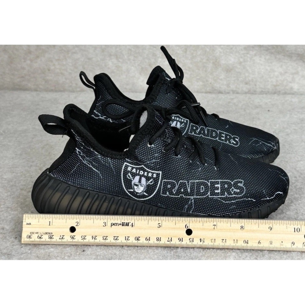Las Vegas Black‎ And White Raiders Sneakers Size 6.5